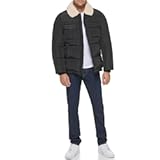 Womens Mid-weight Puffer Jacket With Sherpa Collar