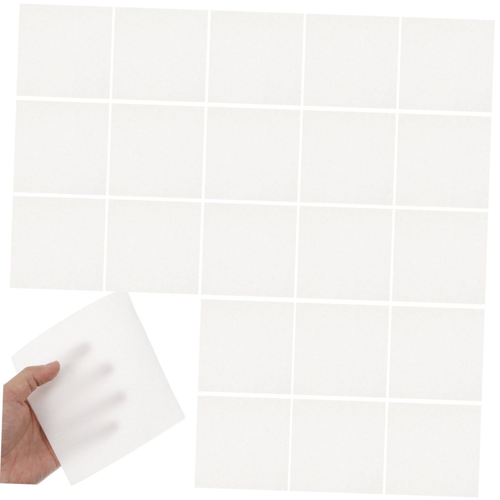 INOOMP Toallitas Desechables Limpieza Pantallas 6x6 Pulgadas Papel Libre de Polvo Antiestático sin Pelusa 300 Unidades para Lentes, Cámaras y Electrónica Uso Industrial y Laboratorio
