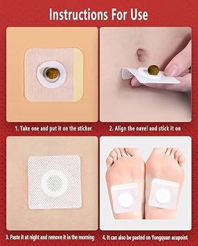 Effective Ancient Remedy Healthy Belly Pellets, Herbal Waist Pellet, Wormwood Mugwort Navel Sticker for Women and Men, Perfect Abdomen Waist Path Particle