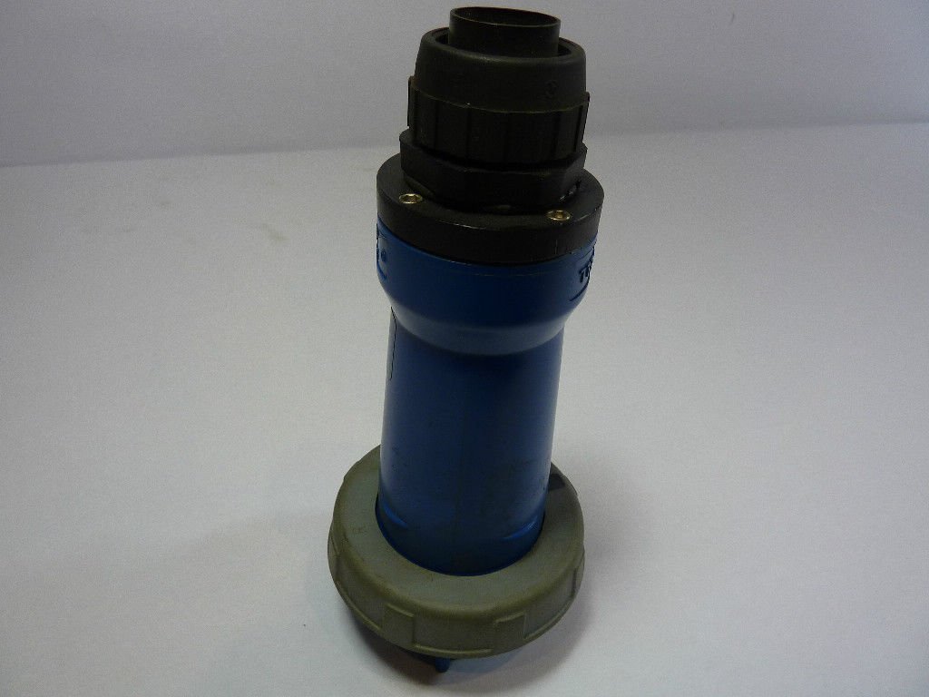 Hubbell HBL530P9W Plug, 4 Pole and 5 Wire, 30 amp, 120/208V, Watertight