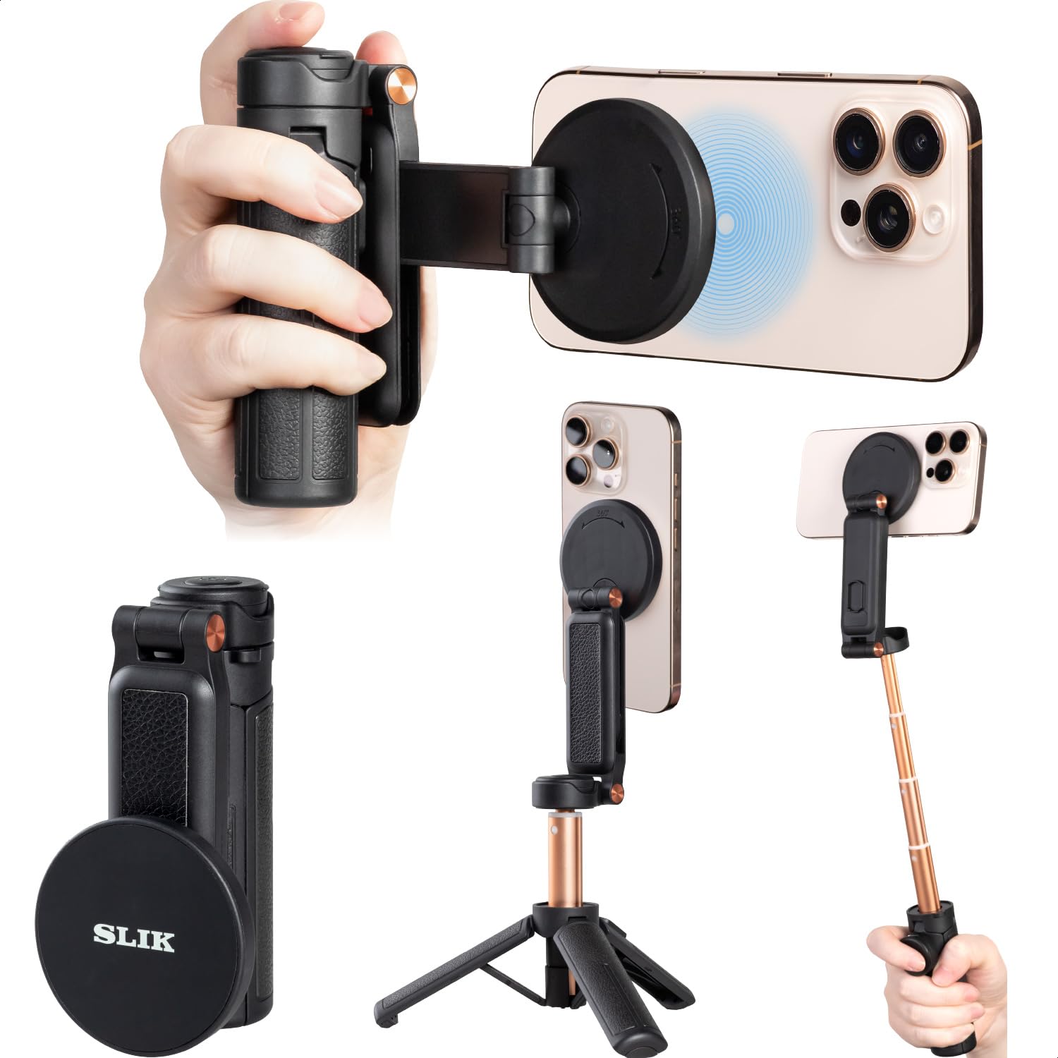 Amazon.co.jp: スリック SLIK スマホ用 ミニ三脚 MagrippeR マ