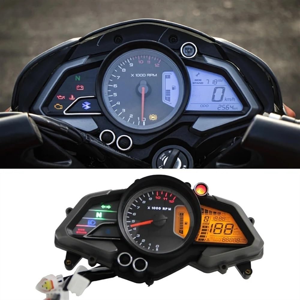 Tablero de moto Para Bajaj 200NS Tacómetro Digital Odómetro Velocímetro de Motocicleta Medidor Instrumento Accesorios