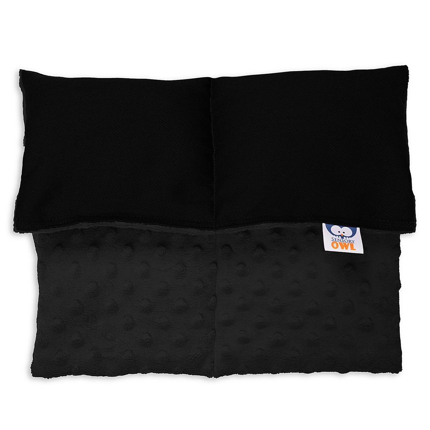 Cuscino Ponderato per Ginocchia Cuscino con Peso Sensoriale Terapeutico in Cotone Sollievo dallo Stress 30 x 40 cm 2 kg Nero