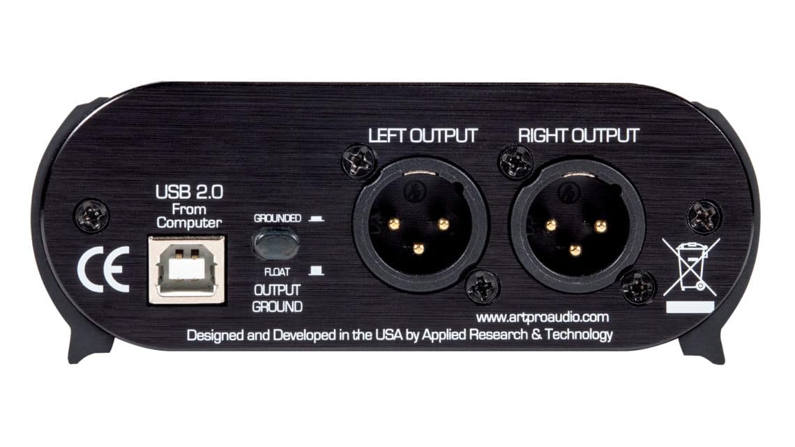 ART USB DI USB a trasformatore bilanciato XLR convertitore analogico