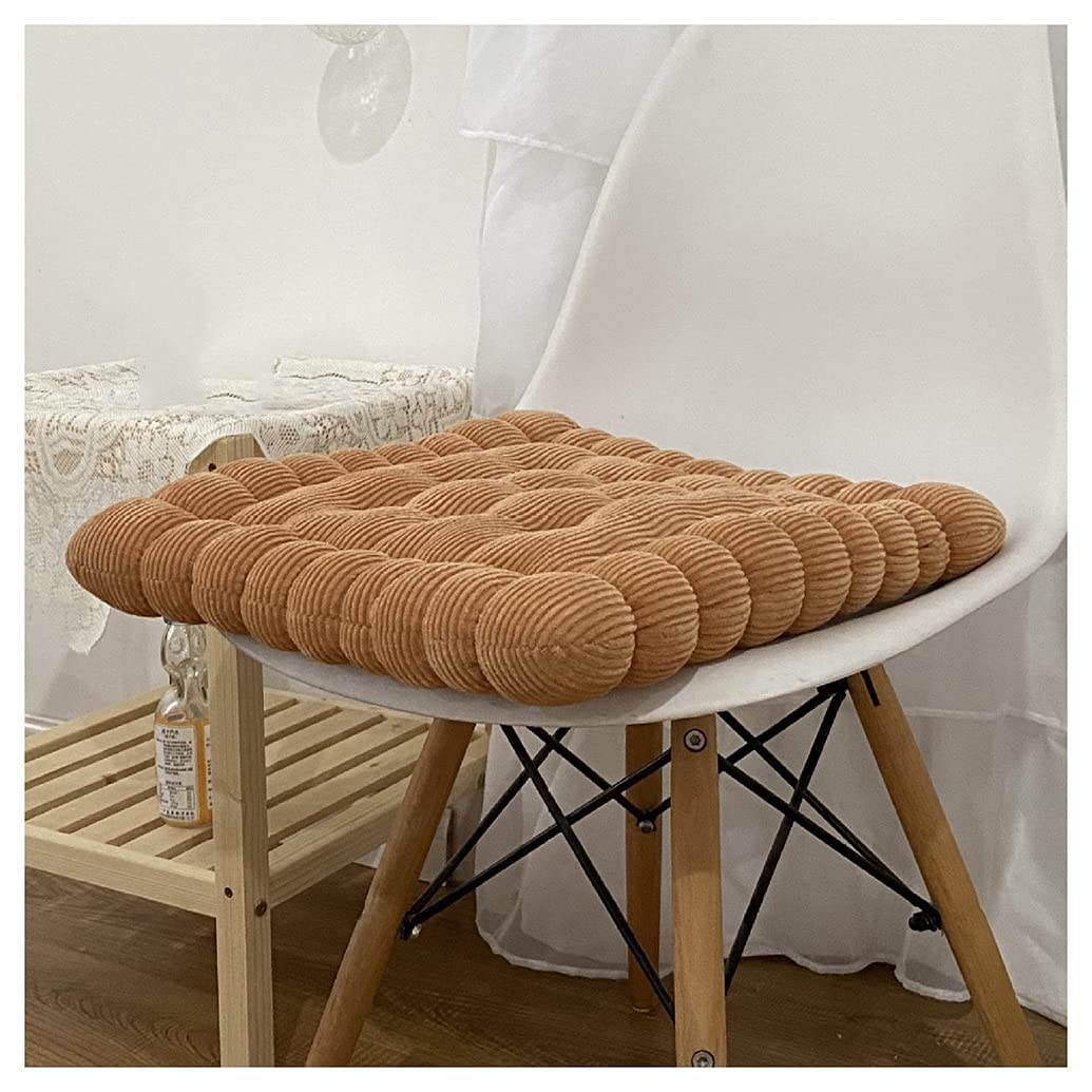 Coussin de bureau en velours côtelé épais pour soulager l'assise prolongée