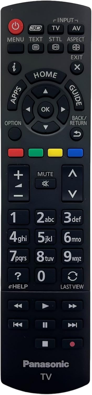Panasonic Universal Remote Control for 2017, 2018 Smart LED TVs, Compatible with N2QAYA000097 & more, Netflix, MY APP Buttons, No Setup Required 3 61fFFE fABL. AC SL1500