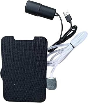 Pond Aerator Solar Powered Garden Pond Oxygenator | Aquarium Oxygen Pump for Hobbyists Keepers Anglers Growers Gardeners Decorators Backyard Garden Park Summer Camping