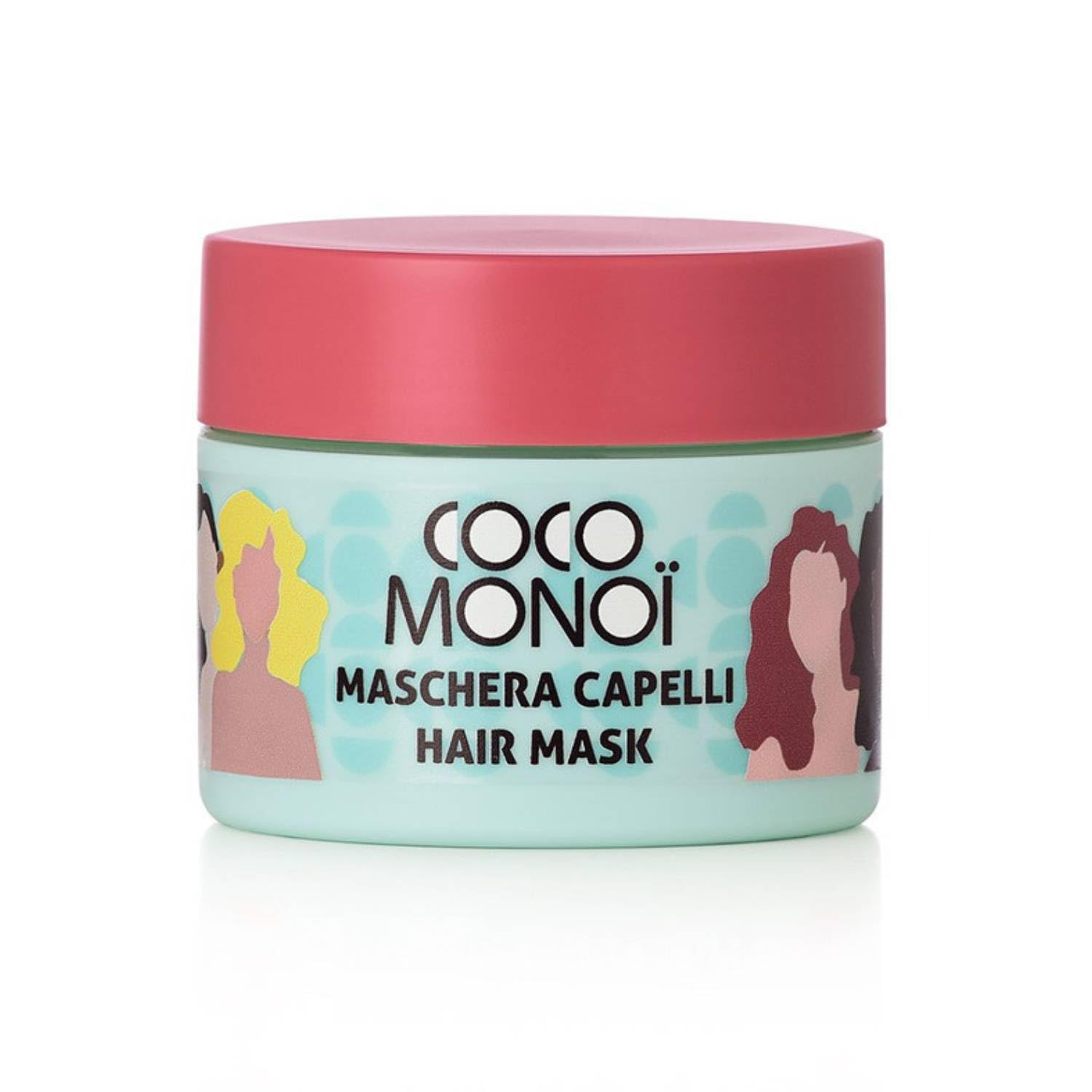 Maschera Capelli 3in1 con Olio di Cocco e Monoi – Idratante, Nutriente e Riparatrice – Vaso 250 ml – Trattamento Capelli Secchi, Sfibrati o Crespi (Maschera+Shampoo)