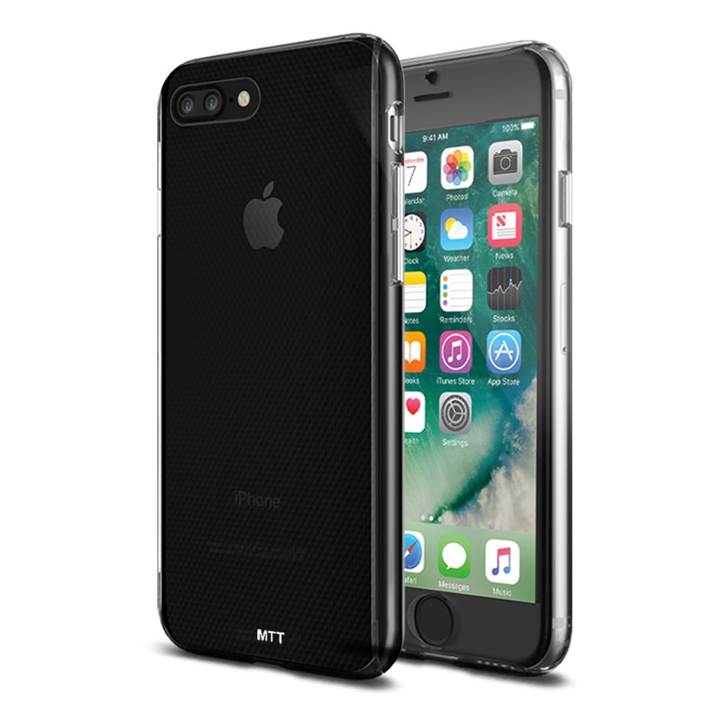 MTT® Apple iPhone 8 Plus/iPhone 7 Plus 360° Full Body Slim Fit Case Along with Tempered Glass Screen Protector (Crystal Clear) (B01M8K0IL7) Amazon Price History, Amazon Price Tracker