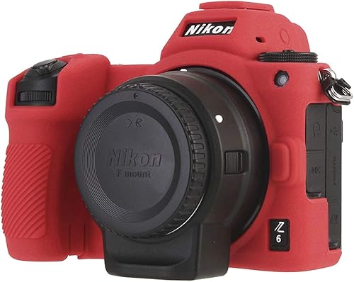 Miniatura 1 de STSEETOP Funda de cámara para Nikon Z6 Z7, funda de goma de silicona profesional para cámara, desmontable, antiarañazos, a prueba de golpes, funda