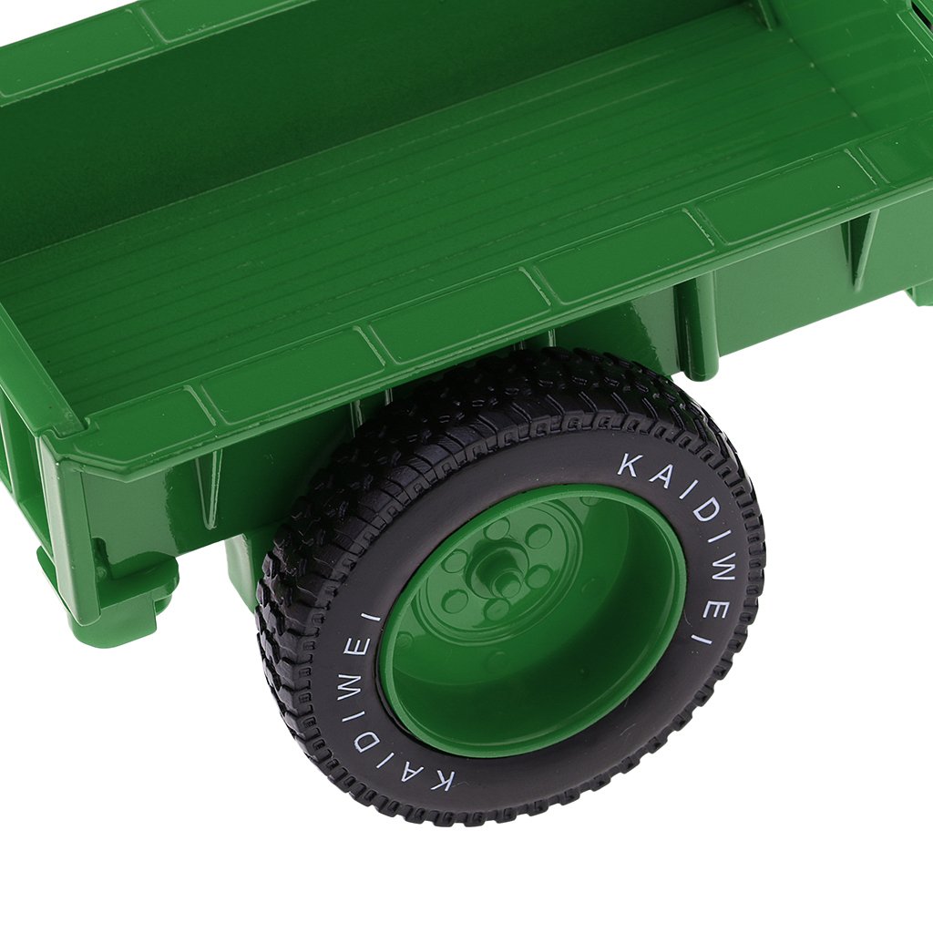Tractor de Juguete en Miniatura, Vehículo Infantil, Reproducción de Granja, Aleación, Decoración, Habitación de Un Niño, Verde