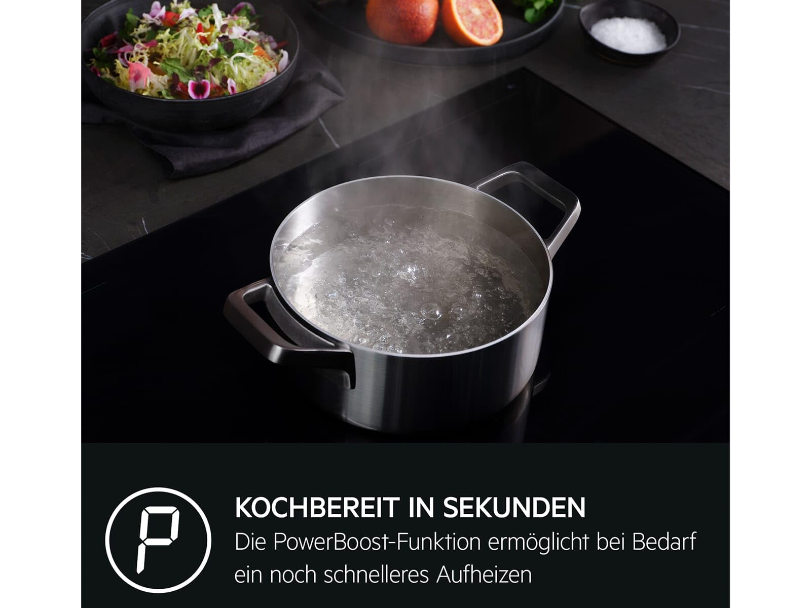 AEG OIK85M00XB Induktionskochfeld autark