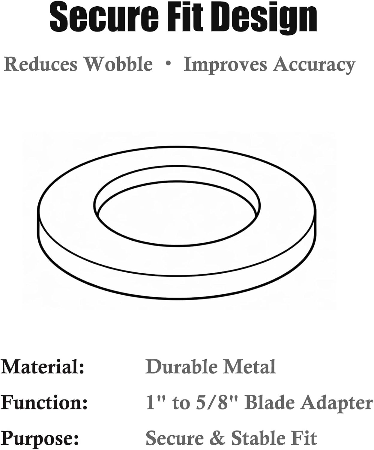 152636-00 Miter Saw Blade Adapter Ring for DW718 DWS780, 4 Pack