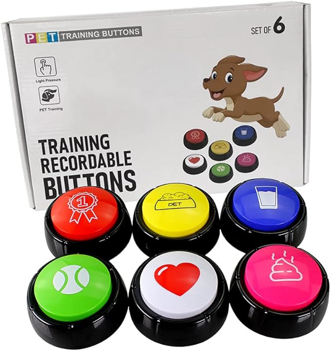 HAIO Cover Record Talking Button Dog Talking Button Set
