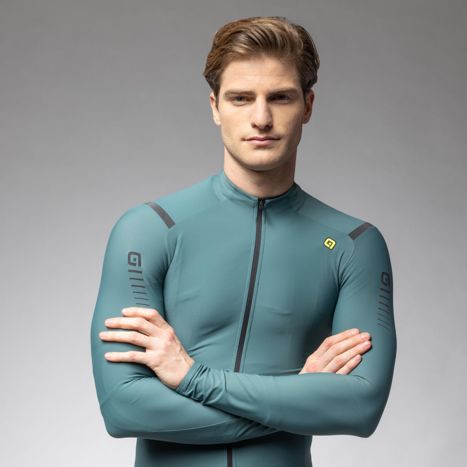 Ale' Alé R-ev1 Warm Race Long Sleeve Jersey Maglia a Maniche Lunghe Uomo (Pacco da 1)