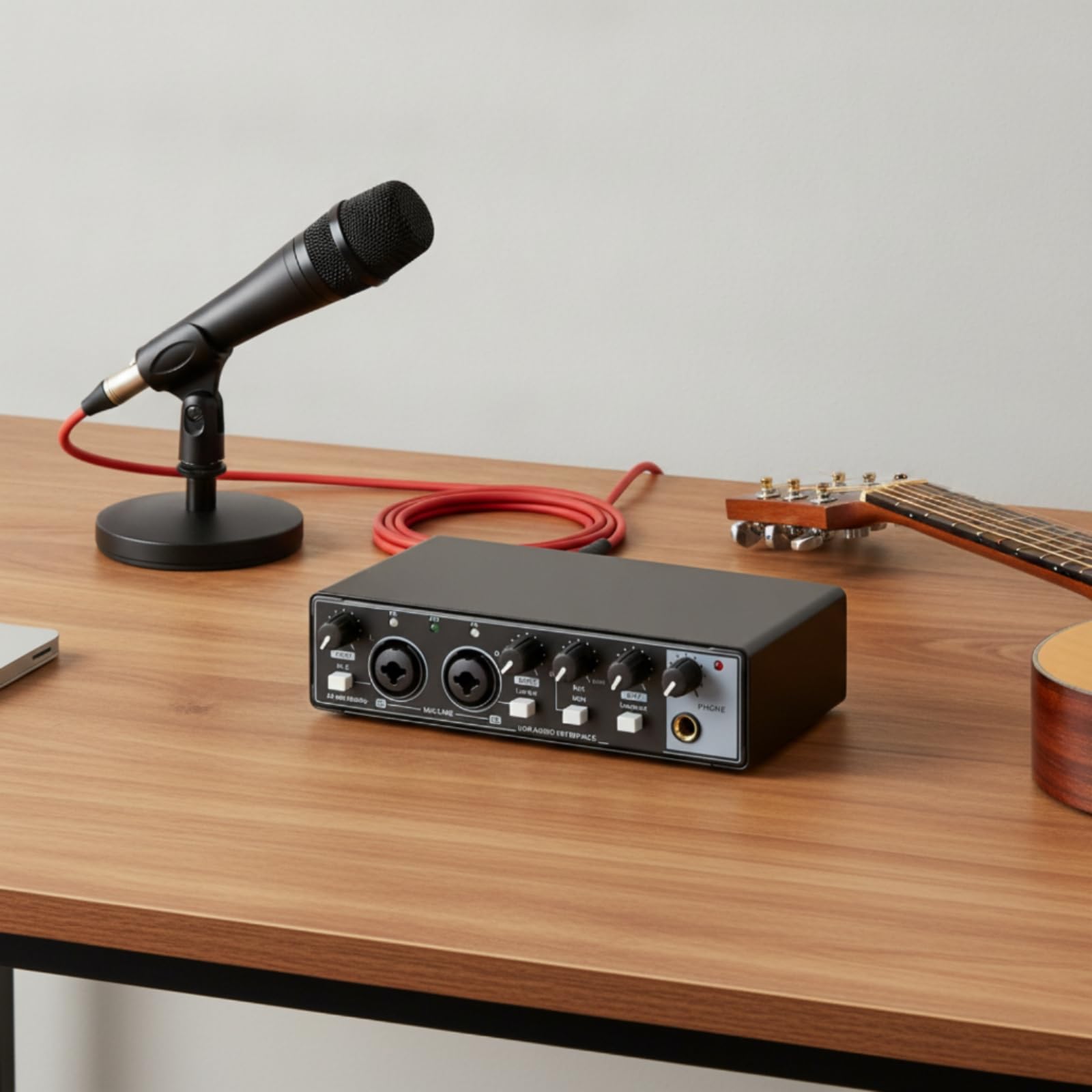Interfaccia Audio USB a 2 Canali Interfaccia Audio Intuitivo Dispositivo per Streamer