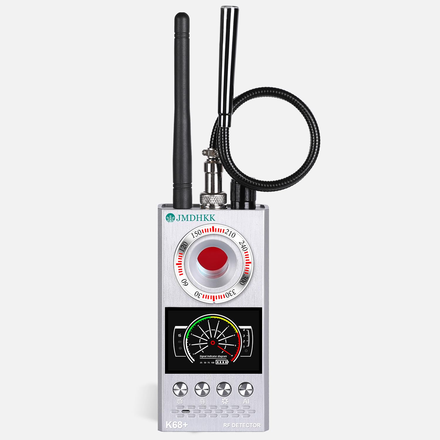 JMDHKK Versteckter Kamera- und Wanzendetektor – Magnetischer Tracker- und Funksignalfinder für Zuhause, Büro, Hotel, Auto – Erweiterter Privatsphärenschutz für Reisen & Sicherheit