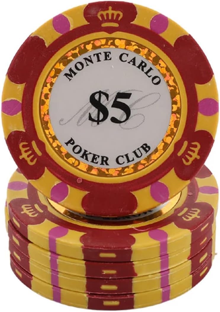 Żetony do pokera 40mm ceramiczne monety kasynowe Texas Holdem 25 szt.
