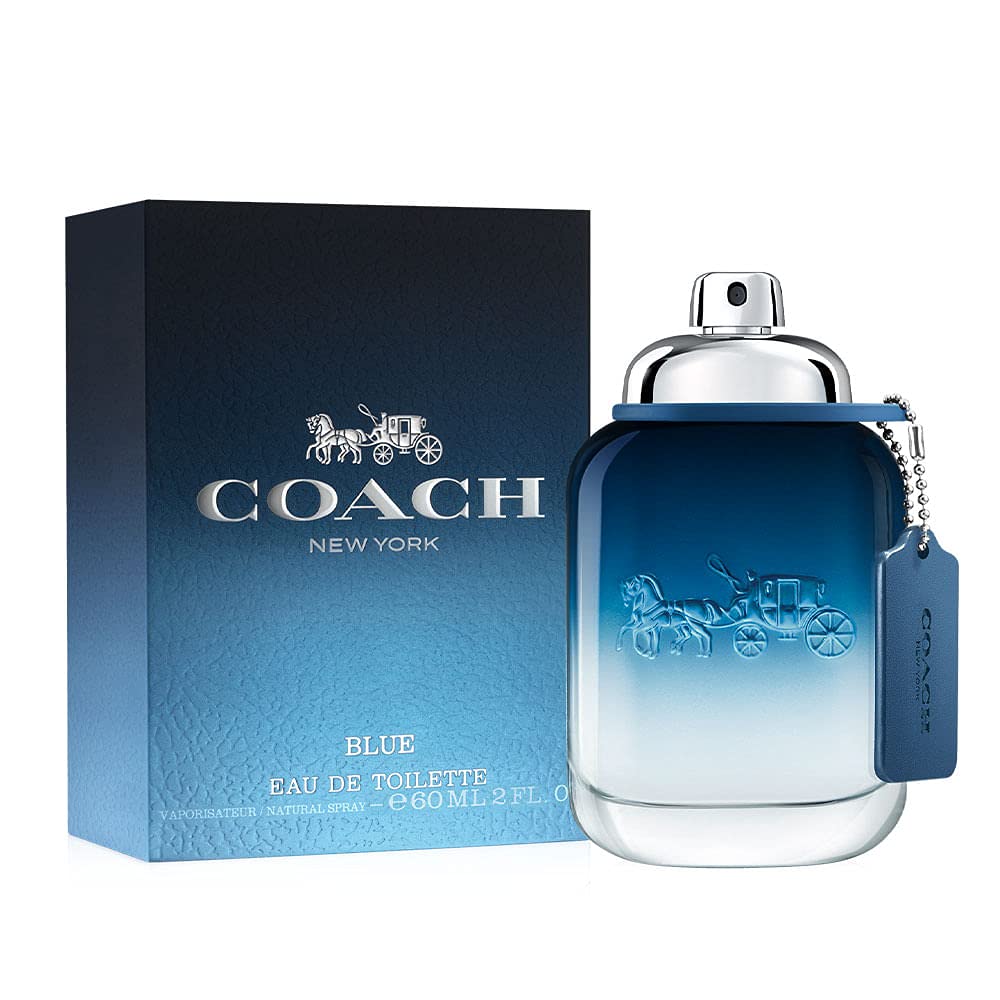 COACH BLUE Eau de Toilette 100ml 男性用 Coach Blue Eau De Toilette Spray for Men, 2 Fl Oz : COACH: Amazon
