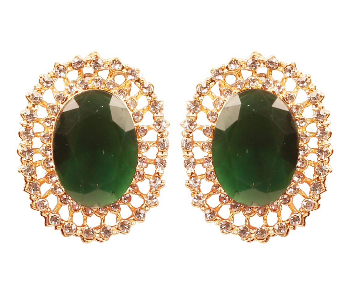 See full amazon price history chart for NEW! Touchstone Indian Bollywood Illustrious Handcrafted Rhinestone Oval Faceted Large Faux Emerald Style Definition Designer Jewelry Earrings In Gold Tone For Women. NEW! Touchstone Indian Bollywood Illustrious Handcrafted Rhinestone Oval Faceted Large Faux Emerald Style Definition Designer Jewelry Earrings In Gold Tone For Women. (B092QN1K1J) Amazon Price History, Amazon Price Tracker