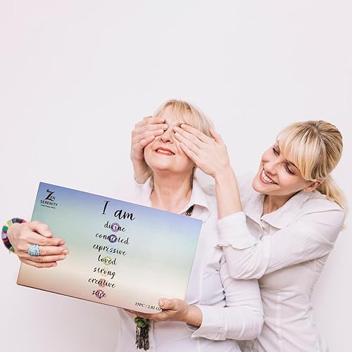 Miniatura 4 de Bombas de baño con piedras preciosas curativas de chakras. 15 bombas de baño de aceites esenciales. Bombas de baño con piedras de chakra reales para