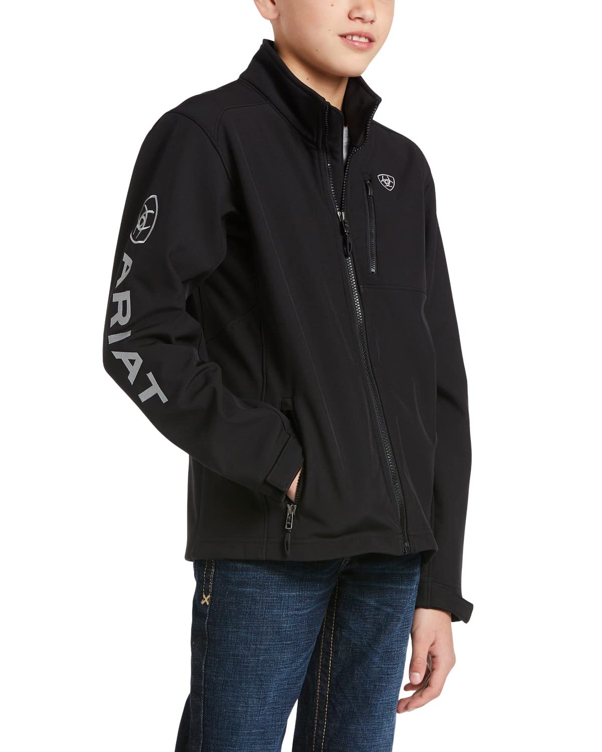 ARIAT boys Logo 2.0 Softshell Jacket