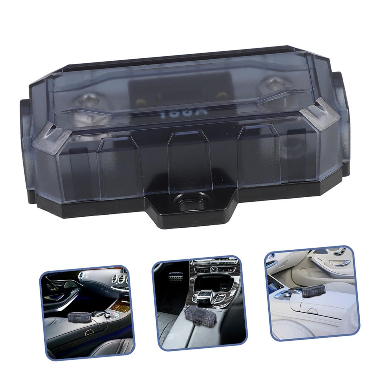 GALPADA Portafusibile Anl 2 Pezzi per Amplificatore Audio Auto 100a in Lega di Zinco Protezione Affidabile per Sistemi Audio Automobilistici