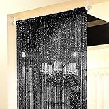 Home Decor Sequin Curtain for Doorway,Door String Curtains, 39x79 inch Hanging,Closet Bedroom Blind Living Room Divider,Window Wall Panel Fringe Backdrops Sheer no Beads Beaded Decorative Crystal