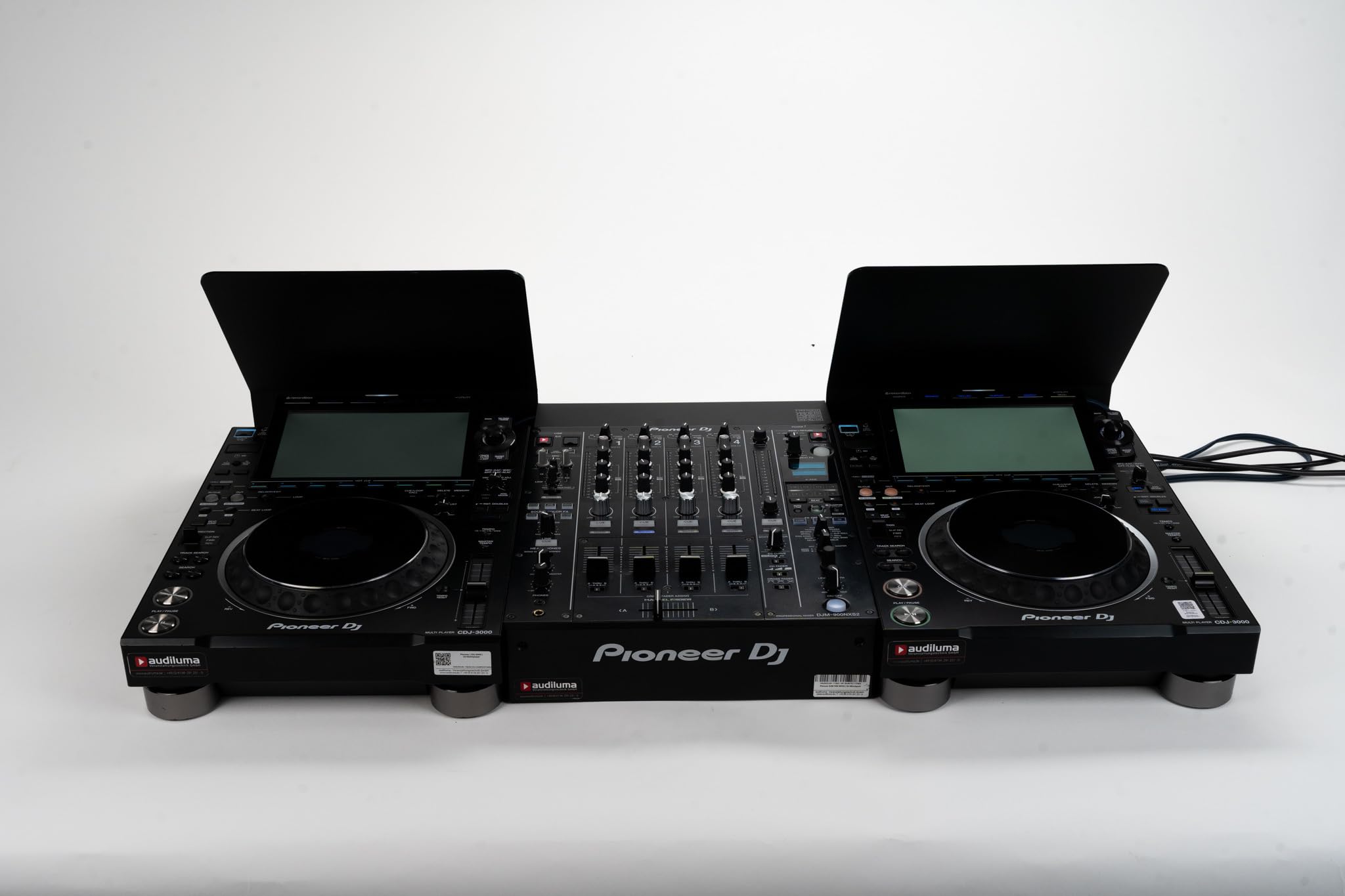Copertura per cavi compatibile con Pioneer CDJ 3000, con canalina per cavi integrata, minimalista, di alta qualità, moderna, funzionale, professionale, DJ Sun Cover Made in Germany