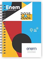 Apostila ENEM 2024 com 10 ANOS de Provas + Gabaritos + Folhas de Redação (Provas de 2015 a 2024)