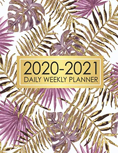 2020-2021 Daily Weekly Planner: Two Year Weekly & Monthly View Calendar ...