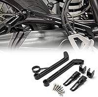 Vista 8 de Estriberas para pasajero trasero de motocicleta compatibles con BMW R9T/ R NINE T Pure/R NINE T Racer/R NINE T Scrambler - Estriberas plegables
