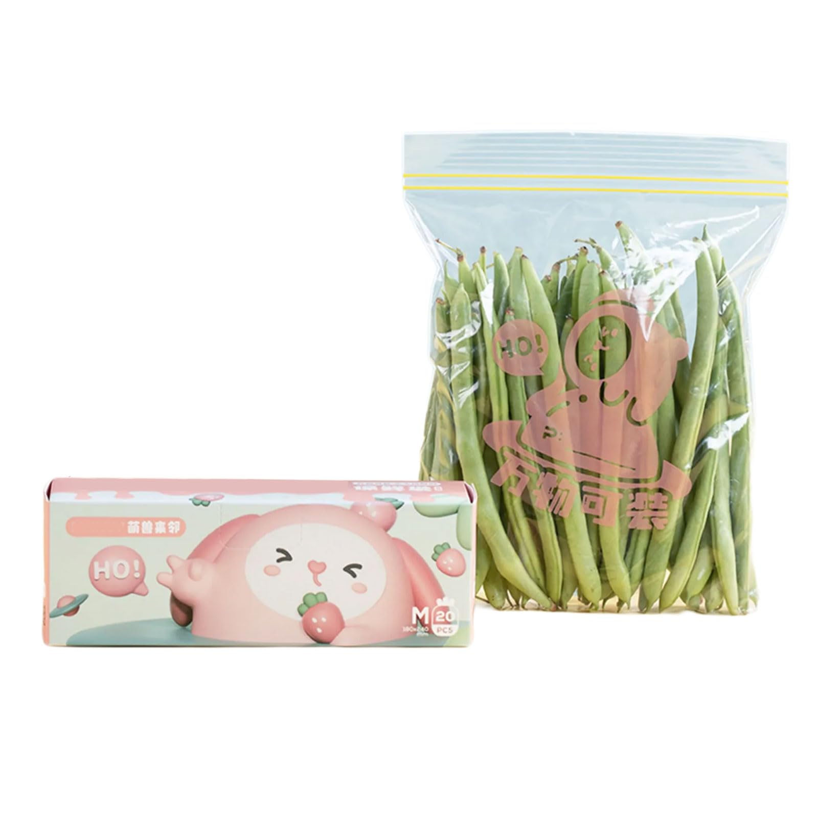 Tsophreniq Household Food Storage Bags High Seal Designs Keeps Freshing Prevents Spread Materials Sturdy and Portable Bags