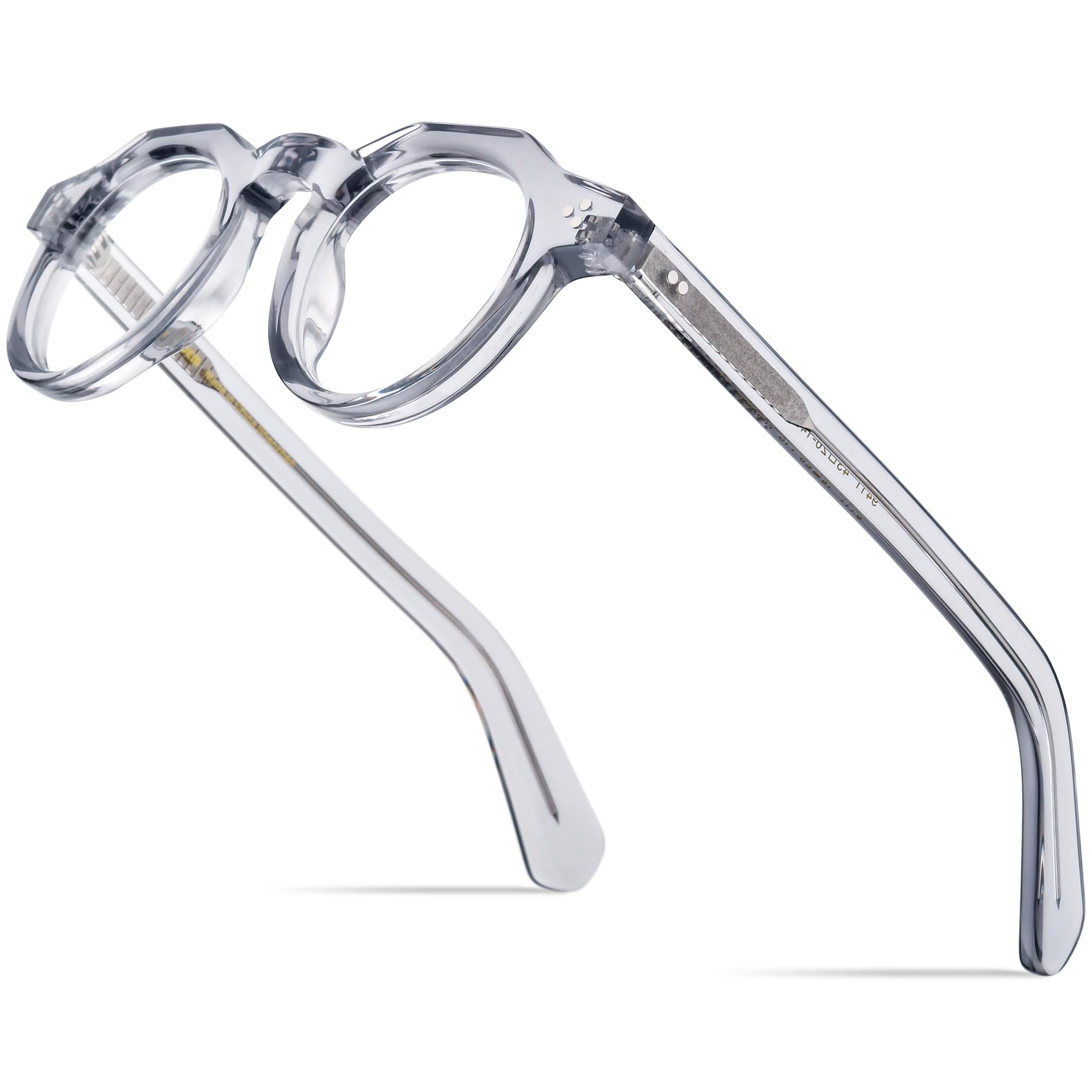 HEPIDEM Acetate Glasses Frame Men Women Square Eyeglasses Optical Spectacles MZEPH
