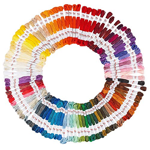 100 stuks borduurgaren van 100% katoen, elk 8 m, 6-draads | 100 kleuren | ideaal voor borduurwerk, naaien, knutselen… - Afbeelding 4