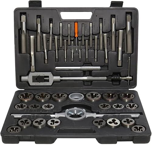 DWT45PC-SET 1/4-1" Juego de llaves y troqueles NC y NF de acero al carbono