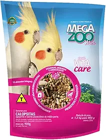 Ração Megazoo Mix Calopsitas 900g