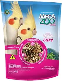 Ração Megazoo Mix Calopsitas 900g