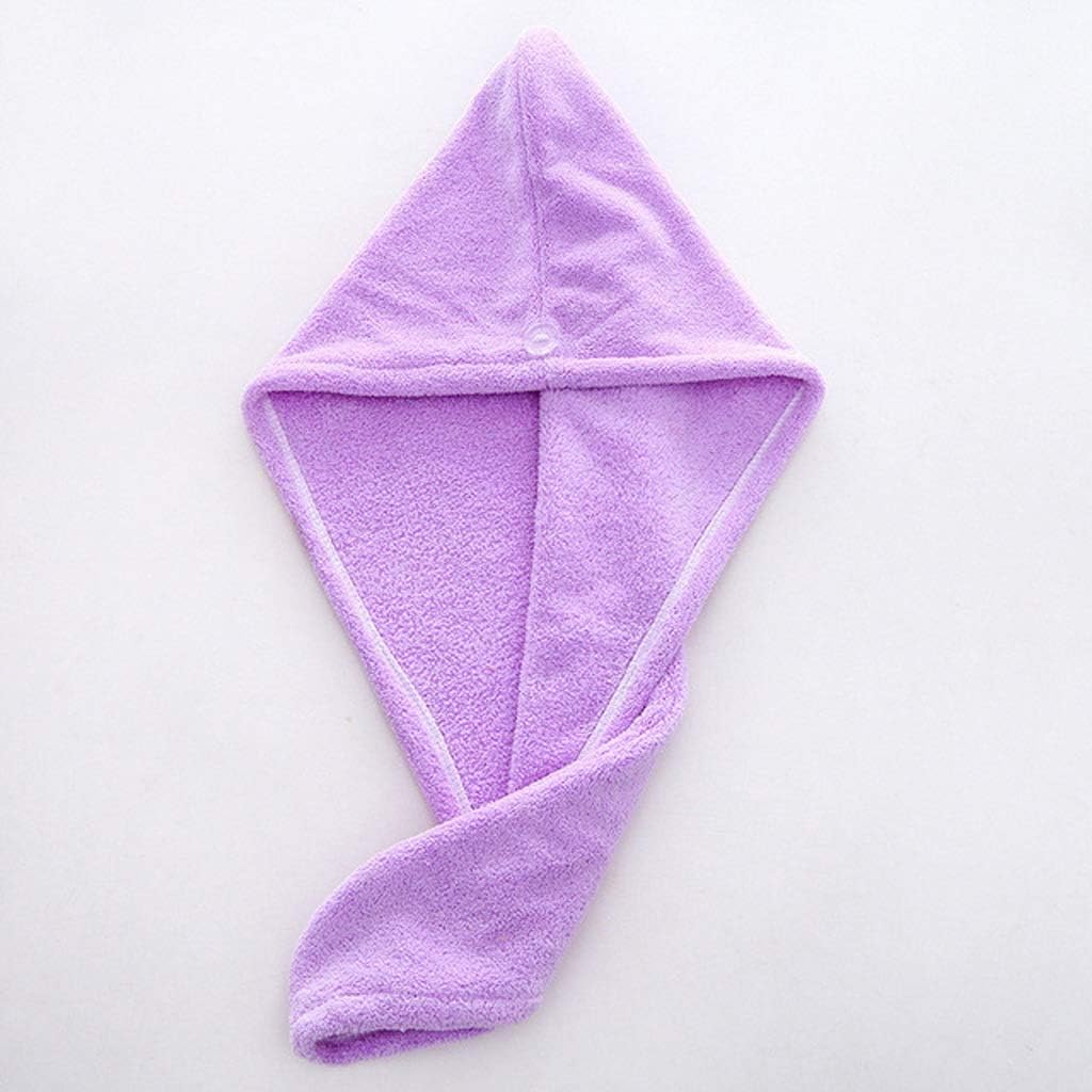 Women Bathroom Super Absorbent Quick-Drying Thicker Microfiber Bath Towel Hair Dry Cap Salon Rapid Drying