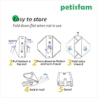 Vista 9 de Arenero para gatos portátil de viaje. Ultra-ligero, deja de cargar un arenero pesado y difícil. Tapa con cremallera, mantiene todo contenido. Ideal