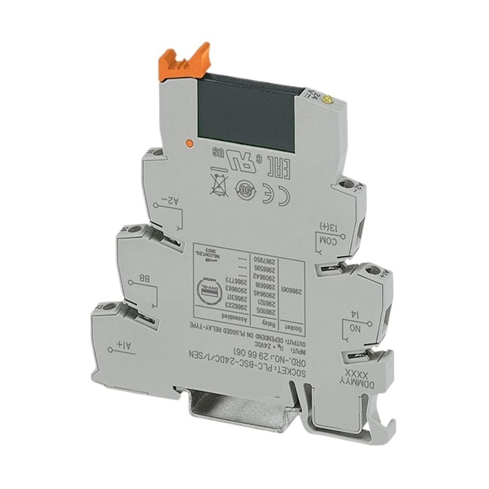 QVIVFYBOE Relay module Solid-State Relay Module PLC-OSC-24DC/230AC/1 2967840 24V DC Input