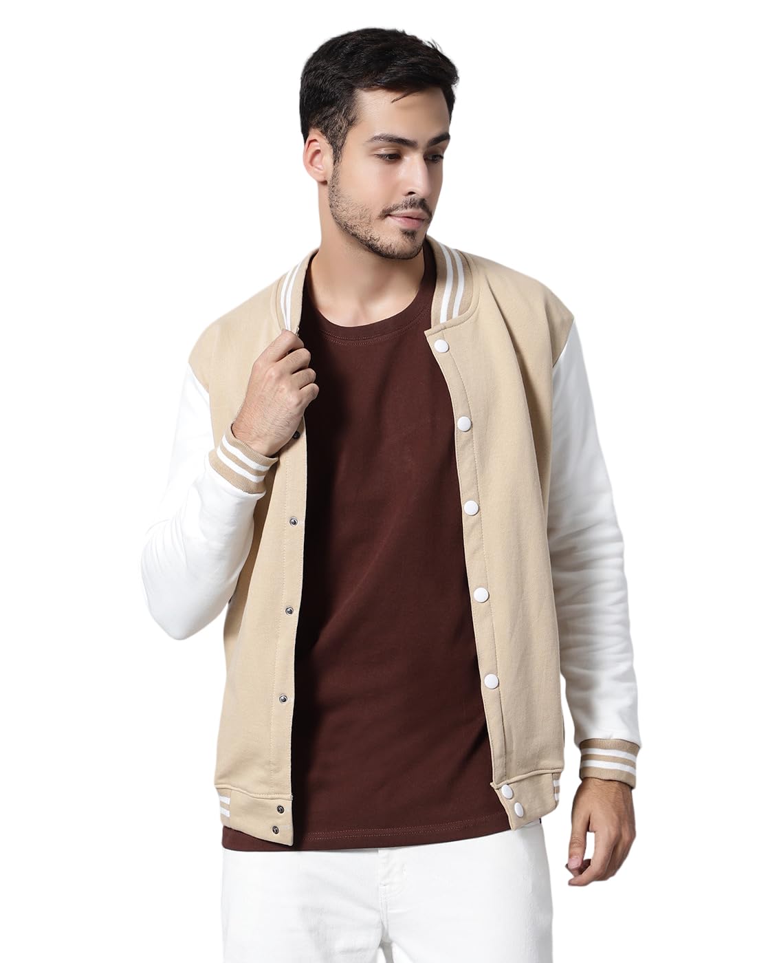 Heavyweight 400 GSM Pure Cotton Varsity Jacket for Men Varsity Bomber Jacket winterwear Jacket for Men-image-29