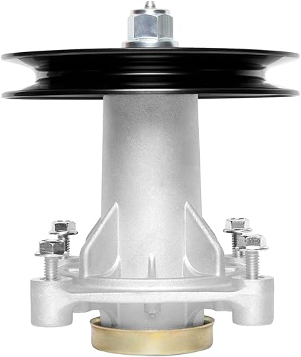 Conjunto de husillo 192870 + polea 195945 para Craftsman Husqvarna Ariens Poulan, sustituye a 187292 532187281 532187292 567253301 587819701