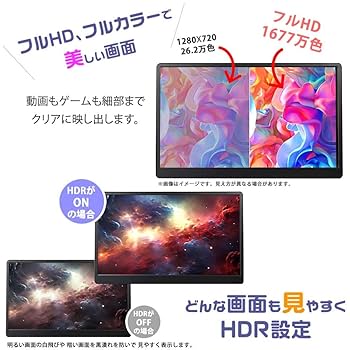 Amazon.co.jp: WINTEN モバイルモニター 15.6インチ 1920*1080