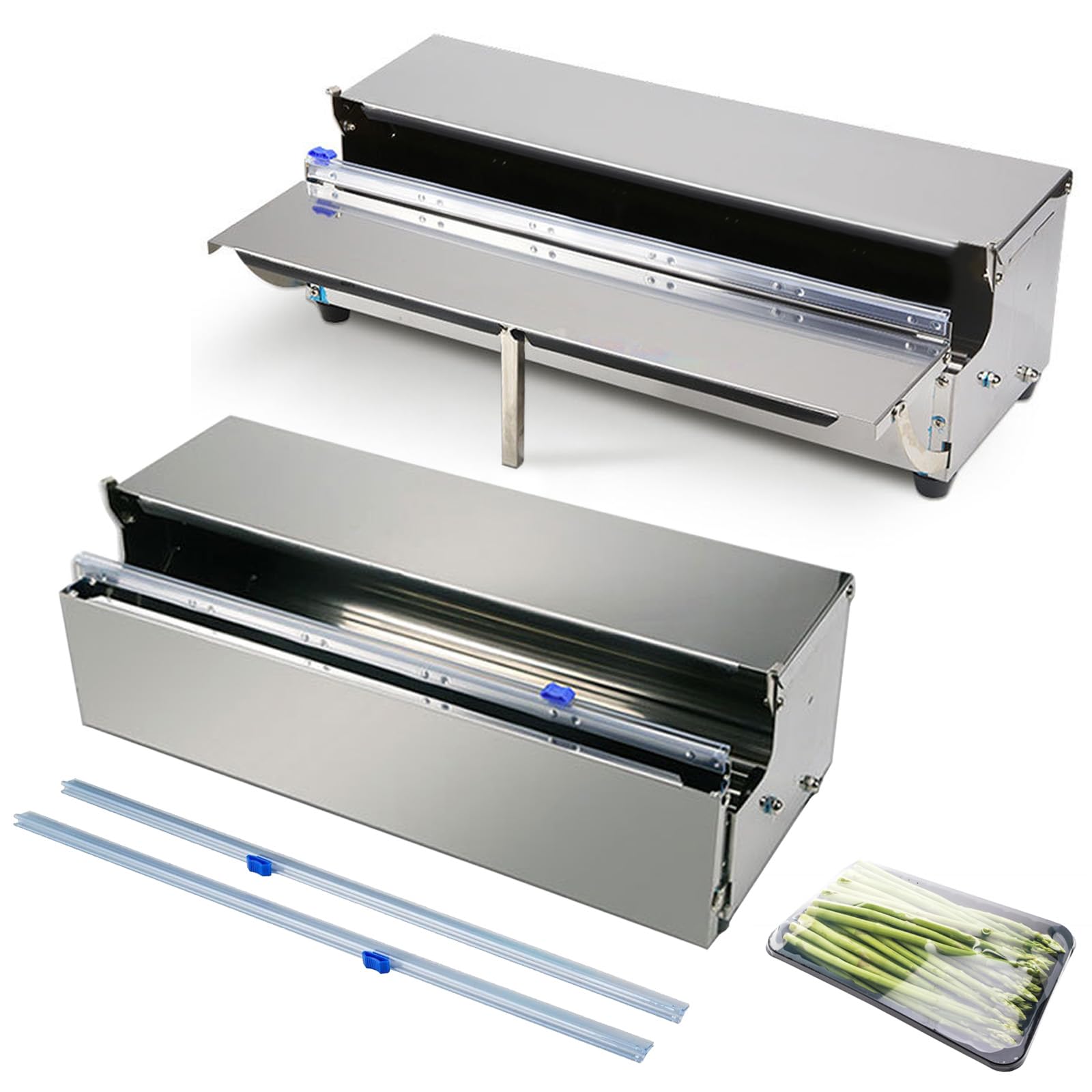 Máquina Envolvedora De Film De 450 Mm, Envasadora de Frescos Comercial | Film de Alimentos Frescos Comercial, para Verduras Frutas Carne Supermercados