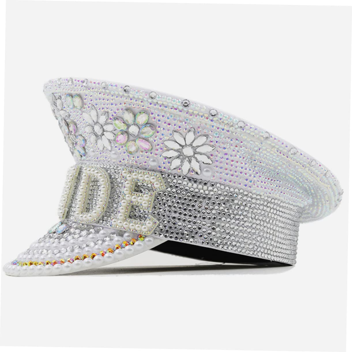 OUNONA Sombrero de Novia para Despedida Bodas Accesorio de Fiesta con Único para Fotografía y Celebraciones Especiales