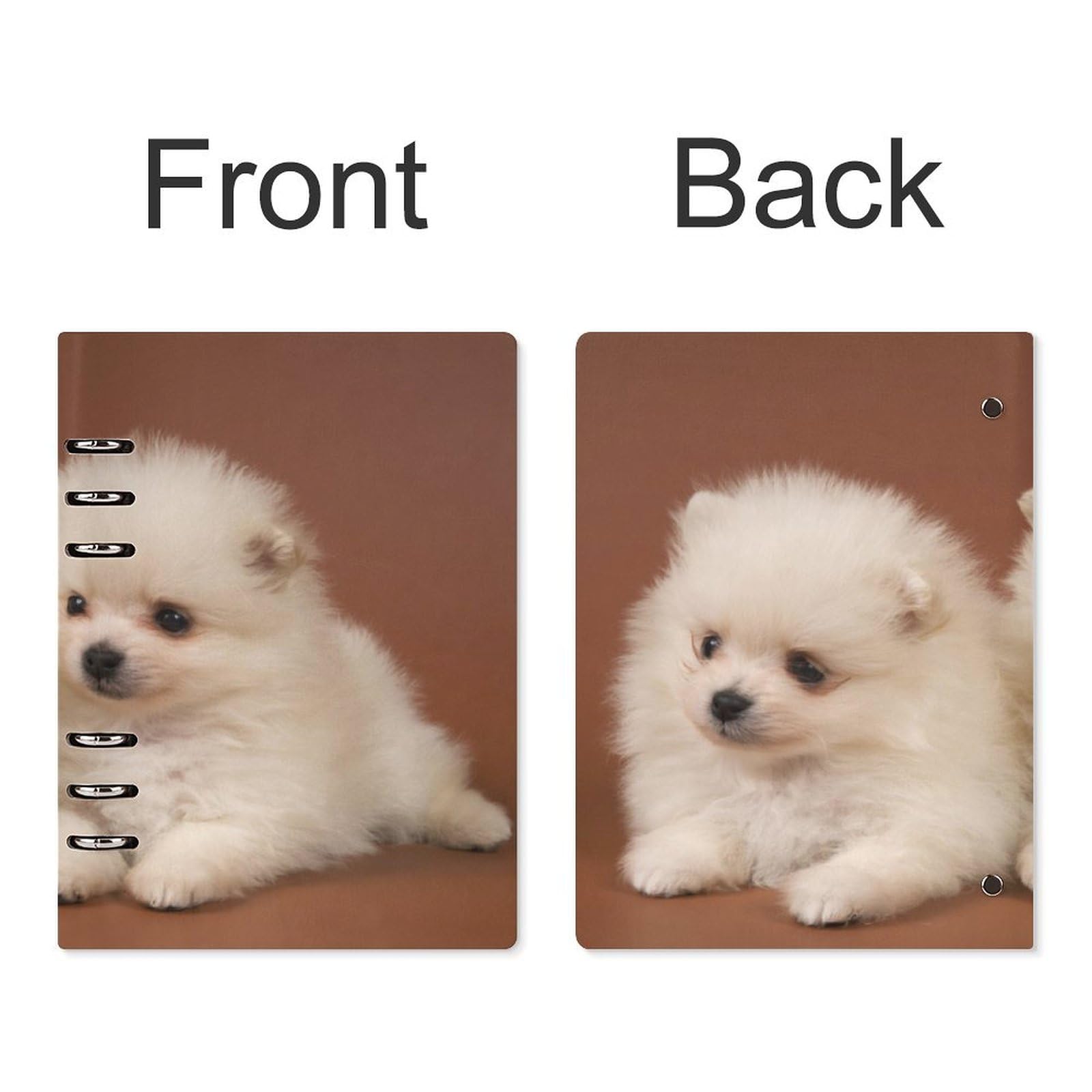 ぽめまるページ Amazon | ノート ポメラニアン かわいい いぬ 犬 システム手帳