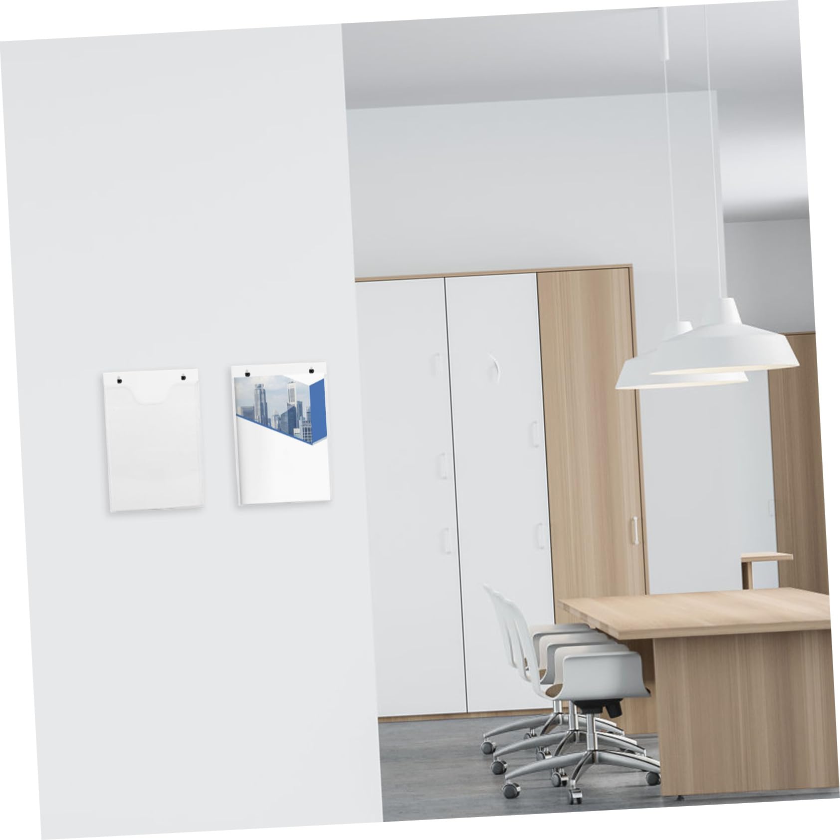 ULTECHNOVO Brochure Holder Stand Clear Literature Organizer Magazine Stand With Removable Divider For 7 X 9 Inch Brochures 4 Tier Pamphlet Display For Wall Mount Or Countertop Brochure Holder - View #11