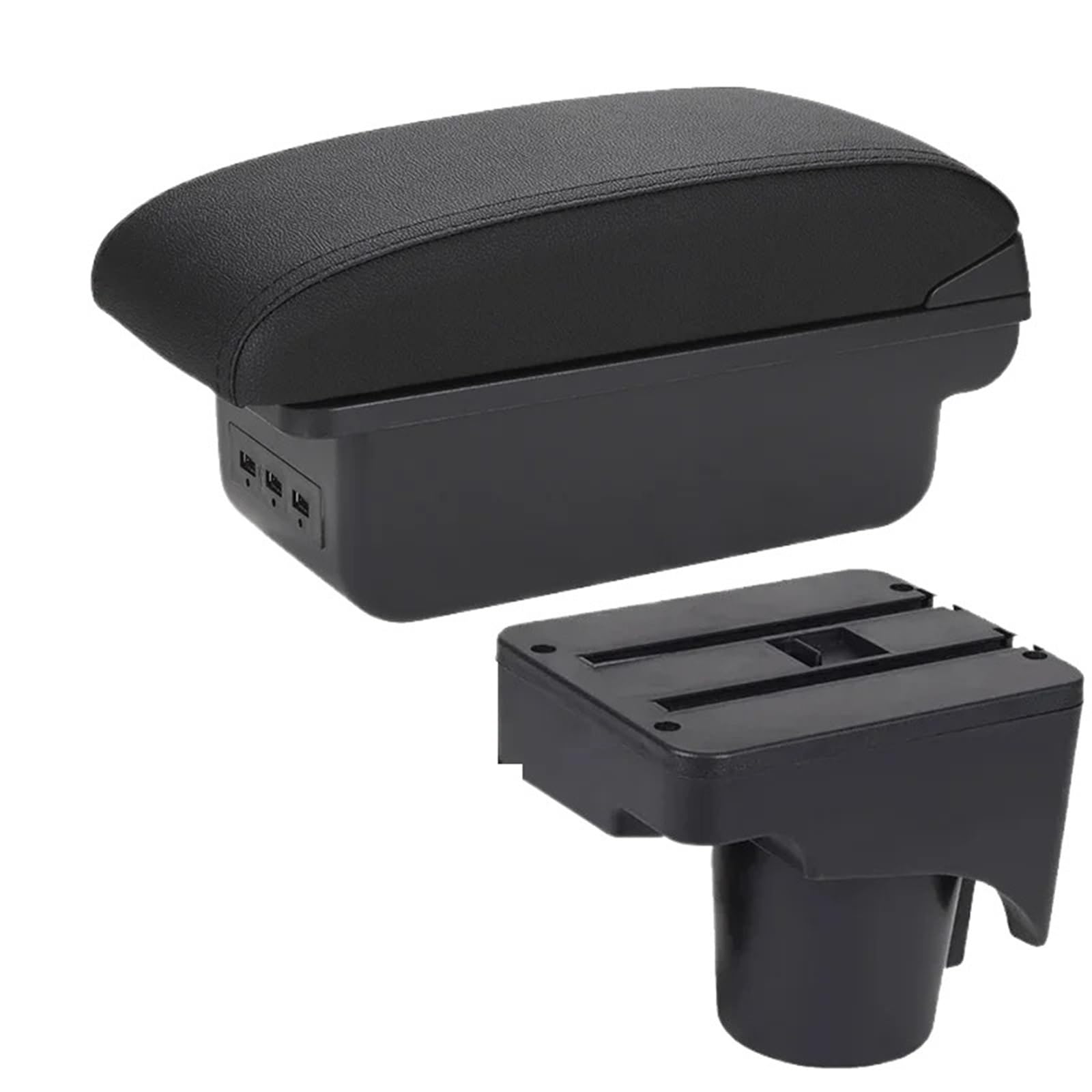 BYHGFDEA Armrest Storage Box For VW For Golf 6 For Golf 5 Mk6 MK5 For Jetta 5 Sagitar Storage Box Interior Car Armrest