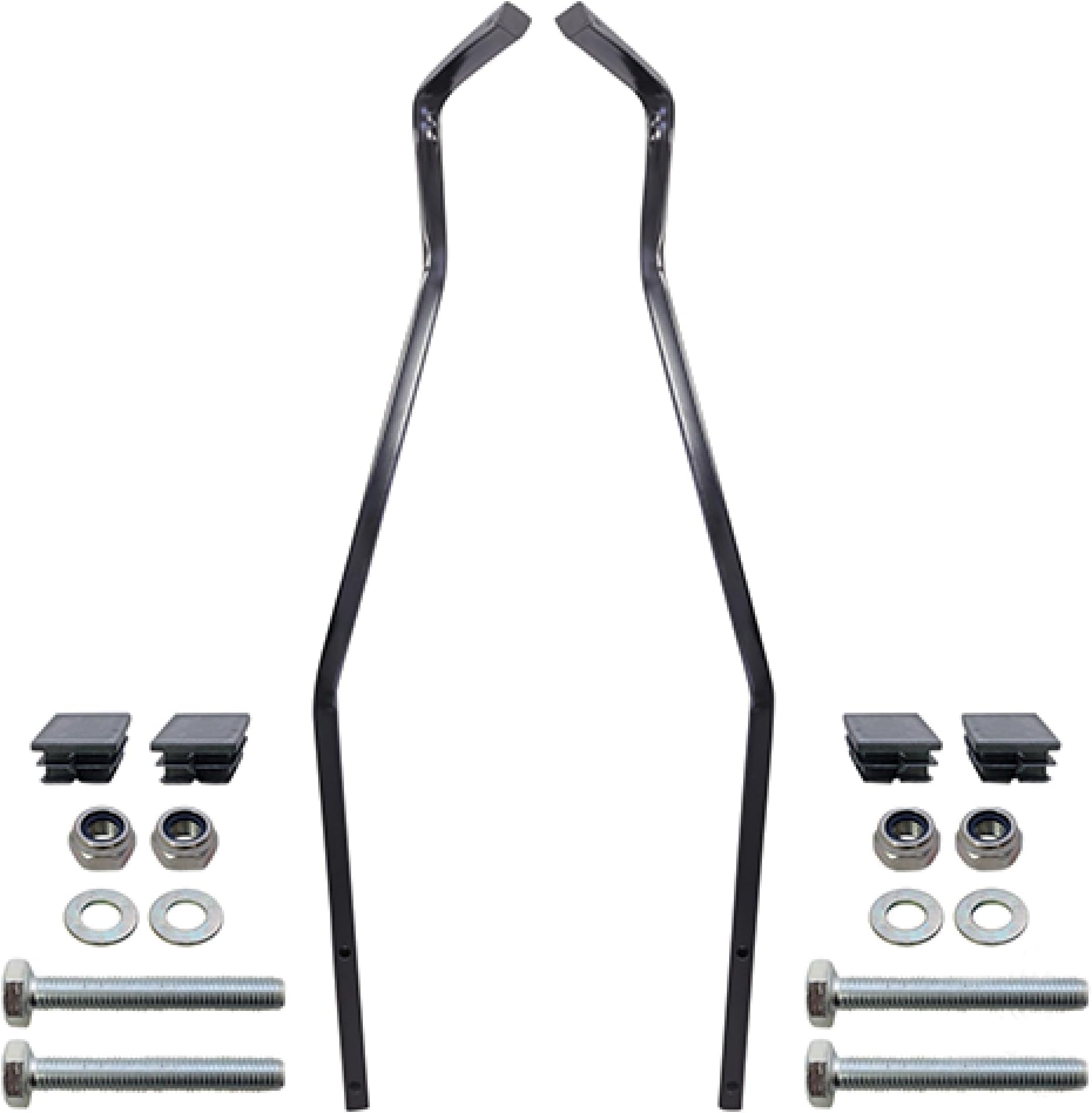 Red Hawk TOP-0102 Top Strut Kit, Rear Compatible with/Replacement for Club Car DS 2000.5 and Newer, with OEM top Golf Carts